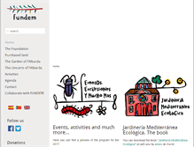 Tablet Screenshot of fundem.org